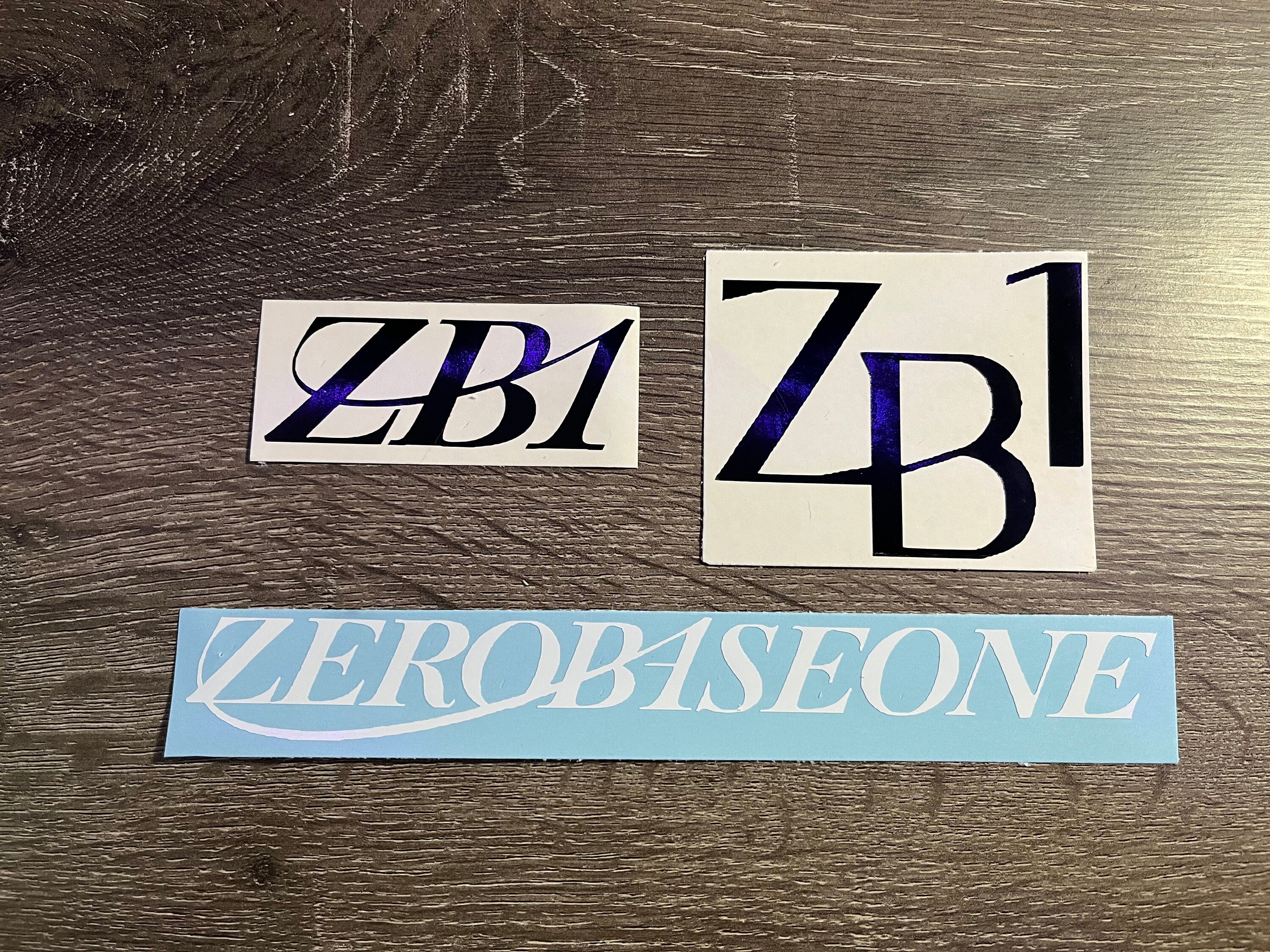 ZEROBASEONE Logo Decals ZB1 K-Pop Ze_Rose Ricky Gyuvin 