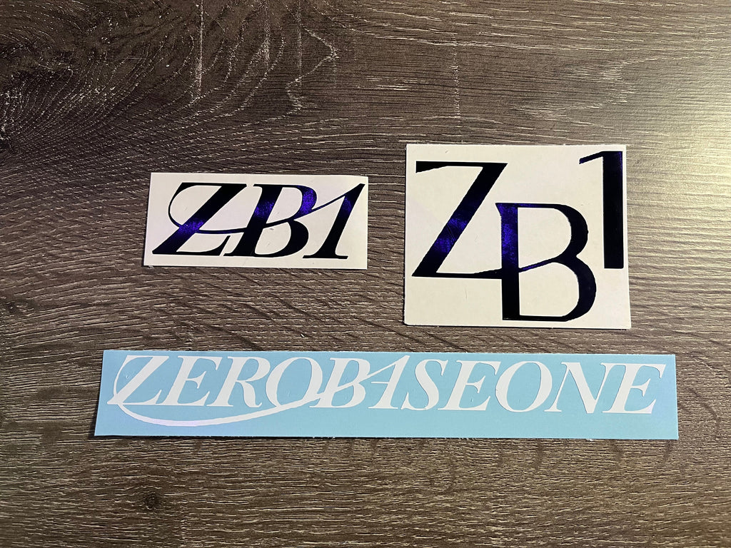 ZEROBASEONE Logo Decals ZB1 K-Pop Ze_Rose Kim Jiwoong Zhang Hao Sung Hanbin Seok Matthew Kim Taerae Ricky Kim Gyuvin Park Gunwook Han Yujin