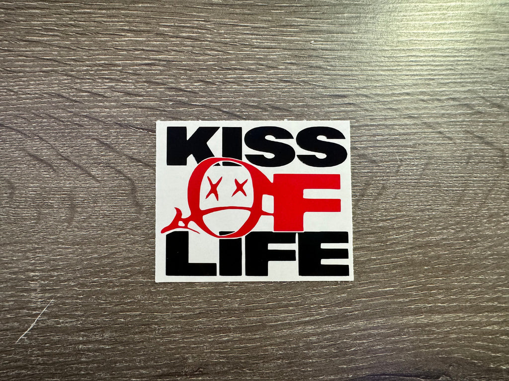 Kiss of Life Logo Decal KPop Julie Natty Belle Haneul 키스 오브 라이프 KOF Kissy