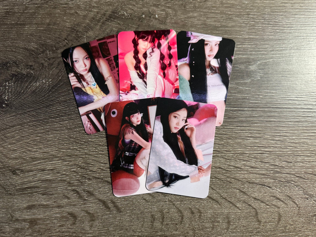 Custom LE SSERAFIM Holographic Photocards KPop Sakura Eunchae Chaewon Kazuha Yunjin Unofficial 르세라핌