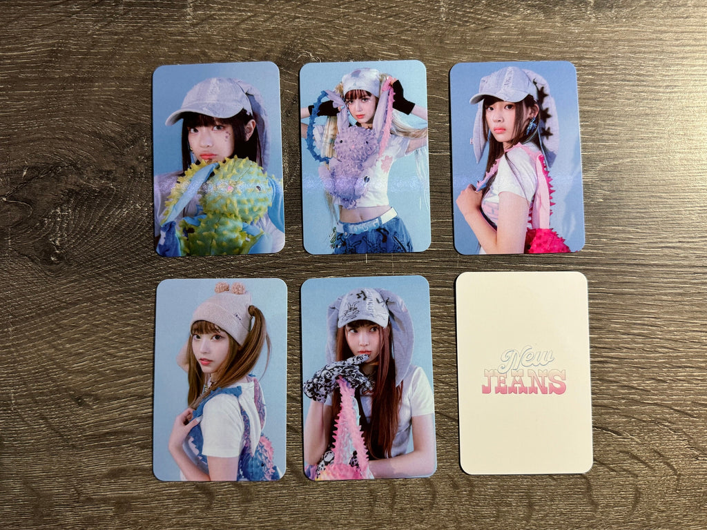 Custom NJ Girl Group Holographic Photocards KPop Tokki New Minji Hanni Danielle Haerin Hyein Jeans Unofficial