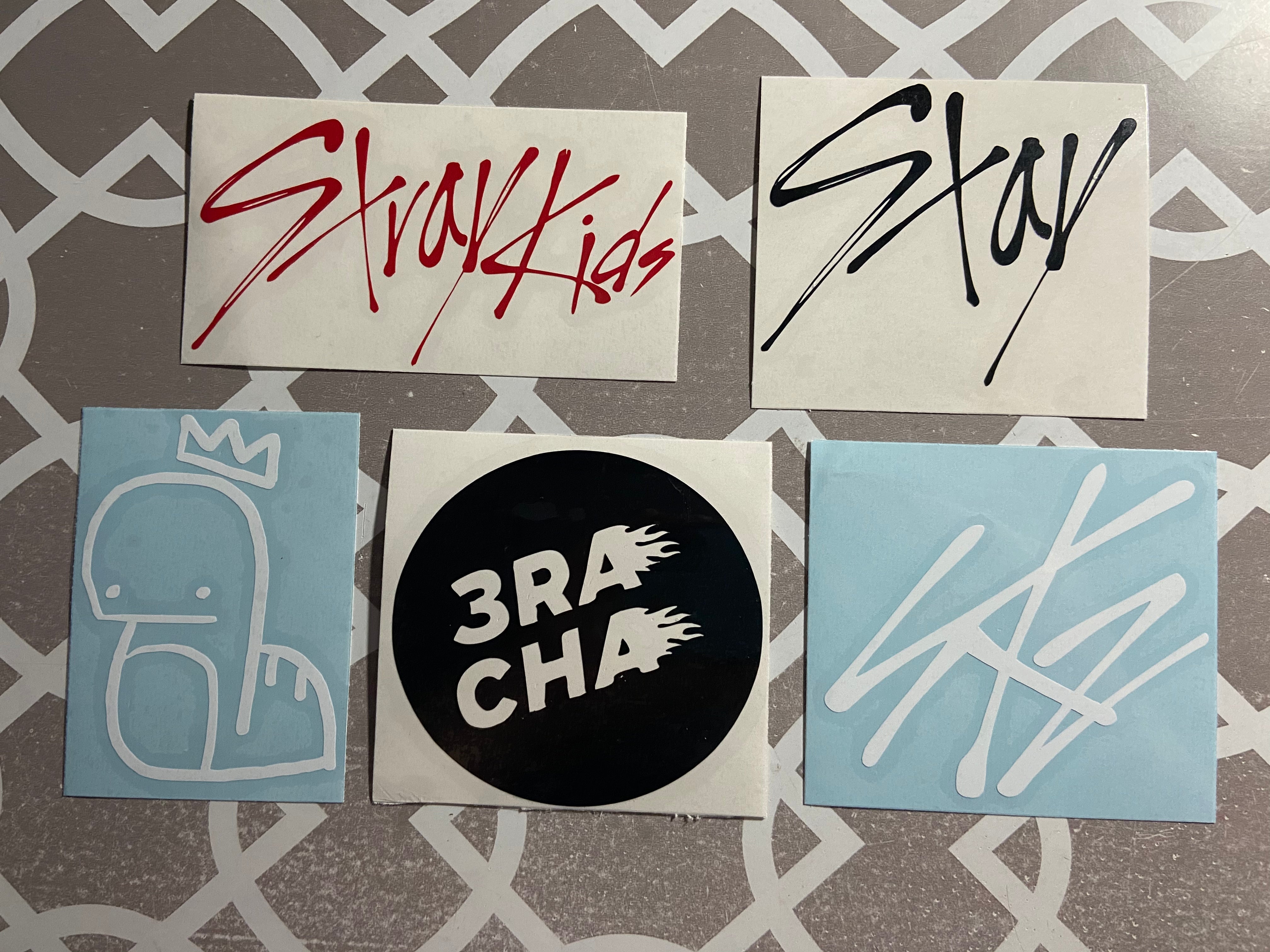 Stray Kids Logo Decals SKZ Stay 3RACHA Bang Chan Snail Dinosaur Doodle –  GGVinyls