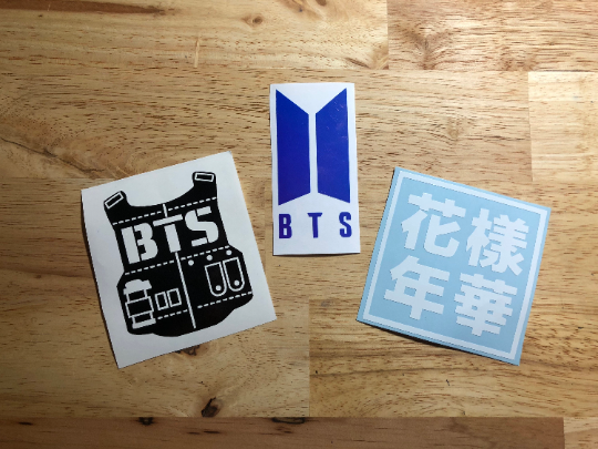 BTS Logo And Symbols Wall Art, Set Of 3 – Myindianthings