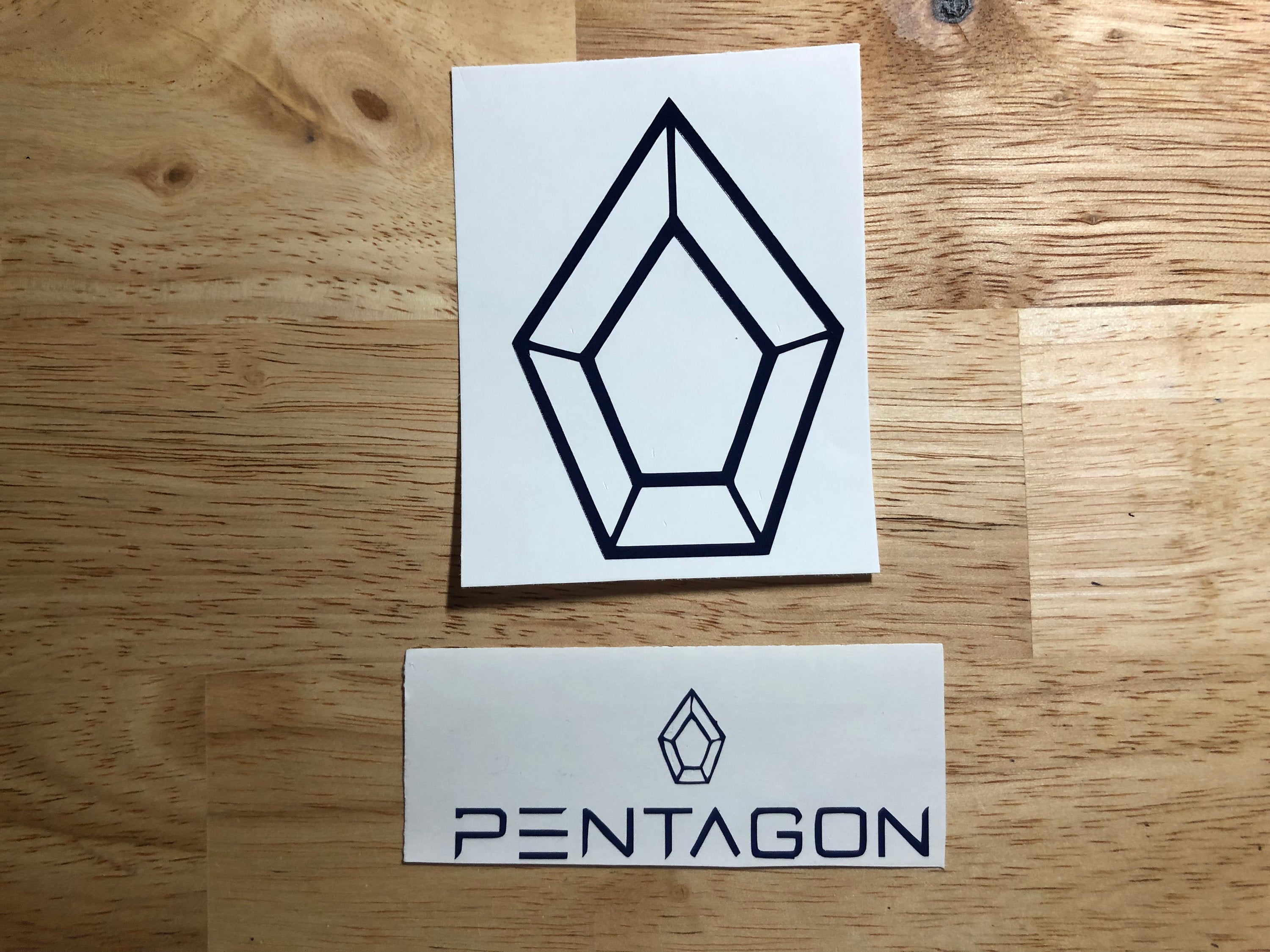 Letter U Pentagon Star Logo