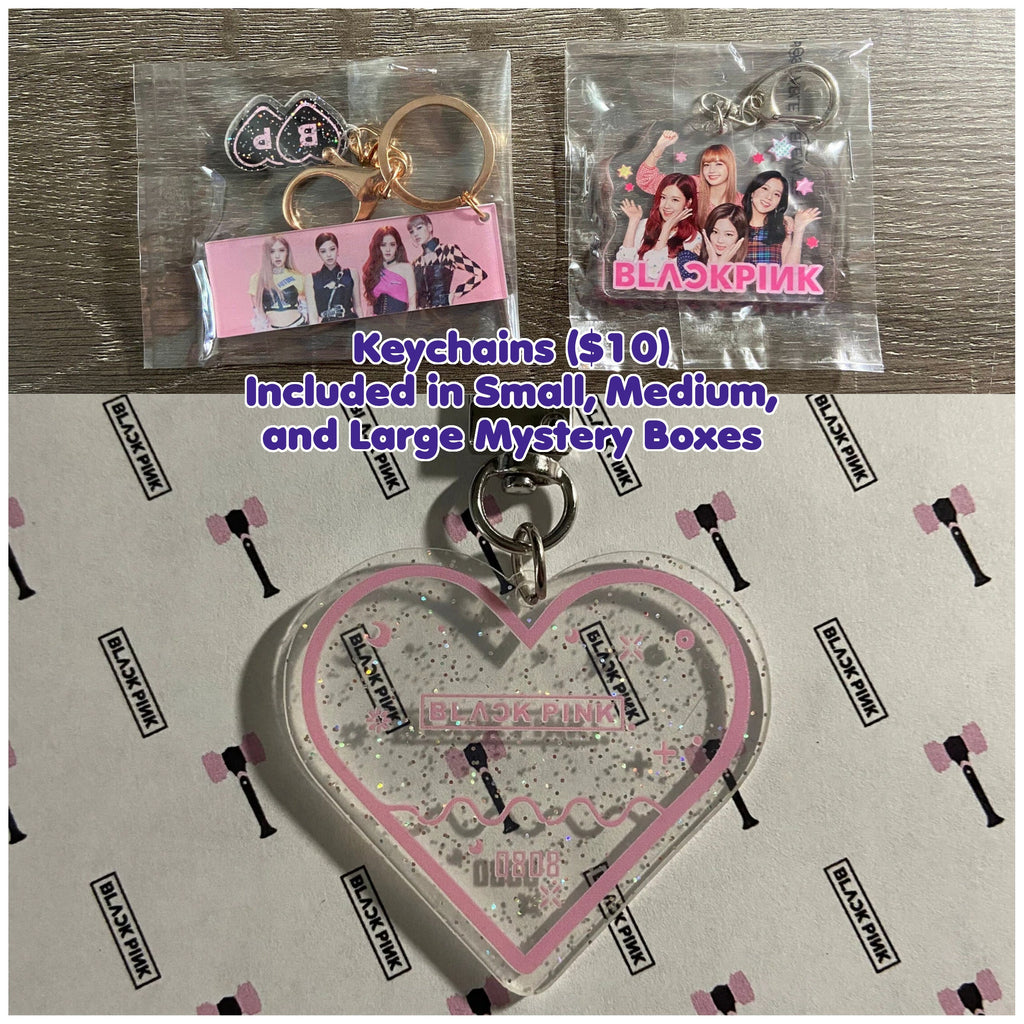 Blackpink Mystery Box Keychain Acrylic Stand Holographic Sleeves Tumbler Stickers Decals and More!