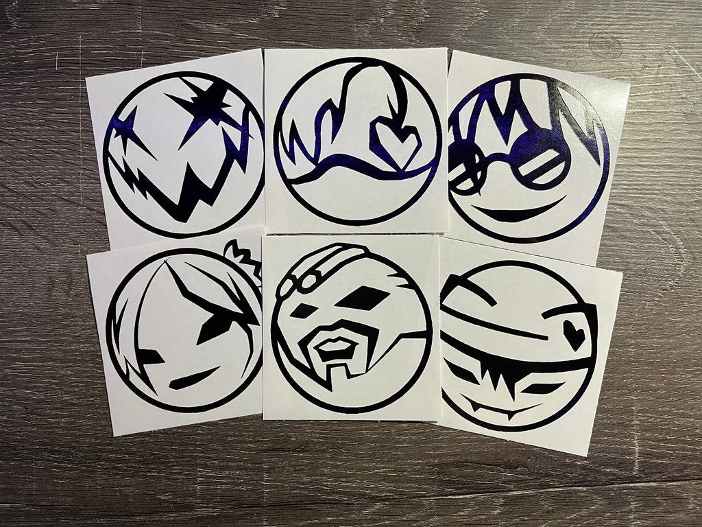 HEARTSTEEL Paranoia Icon Logo Sett Aphelios Kayn Ezreal Yone K'Sante League Decals