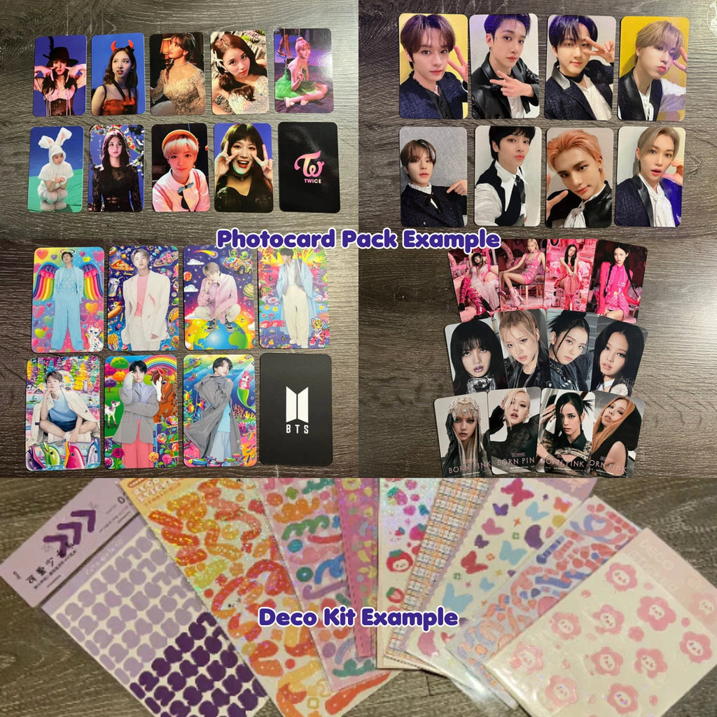 KPop 7 Day Christmas Holiday Advent Calendar for Any Group! Ornament Keychain Photocard Holder Photocards Holo Sleeves Collect Book Deco Kit