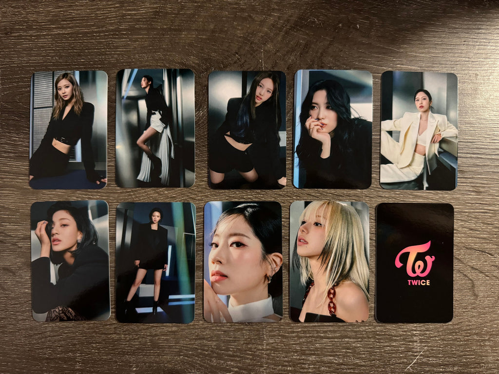 TWICE Mini Print Photocards Ready to Be Concept Photos K-Pop Sana Chaeyoung Dahyun Tzuyu Jihyo Jeongyeon Nayeon Mina Momo UNOFFICIAL